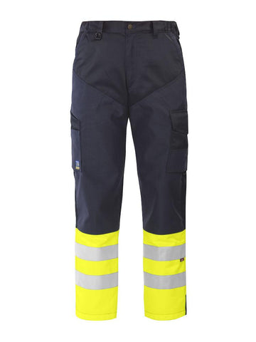 Projob Herren Arbeitshose mit Cordura Verstärkungen EN ISO 20471 Klasse 1 - WERBE-WELT.SHOP